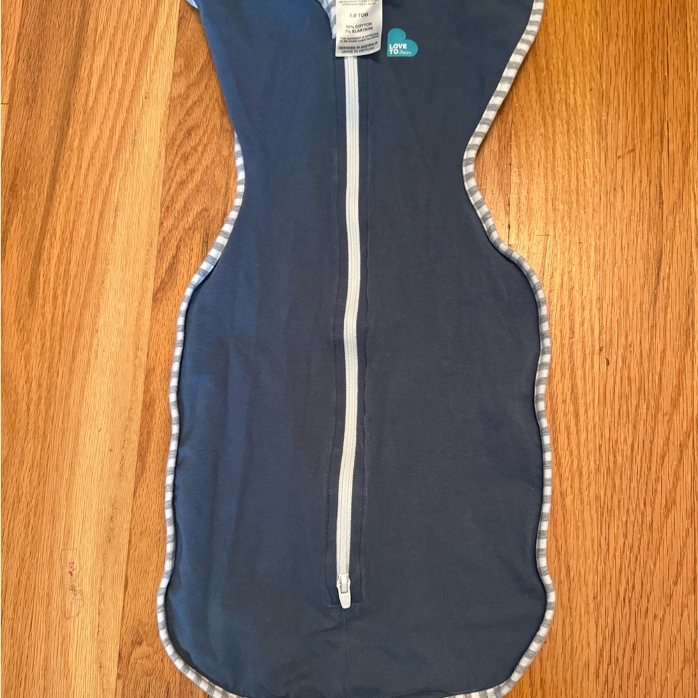 Love to Dream Sleep Sack - Navy with Gray Trim